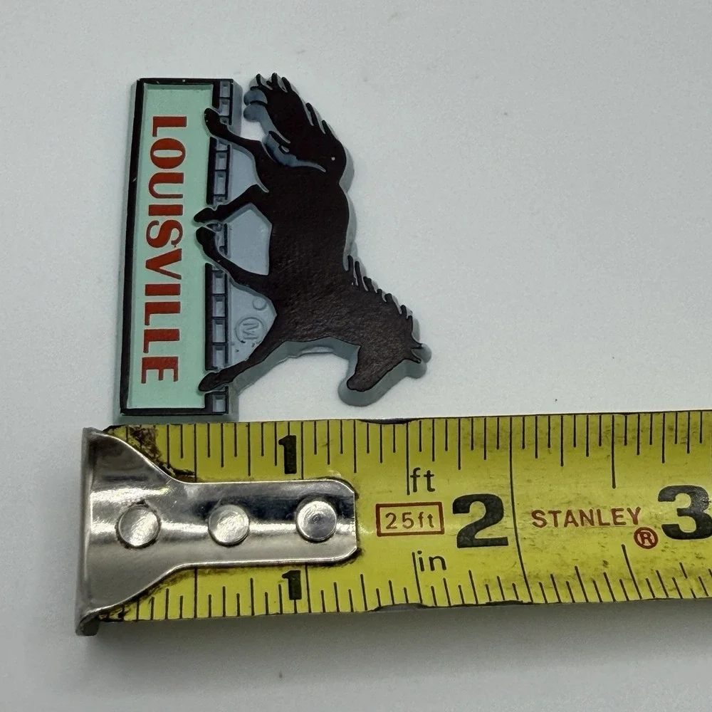Louisville Souvenir Fridge Magnet Horse Racing Country‎ Farm Vintage MCM 2